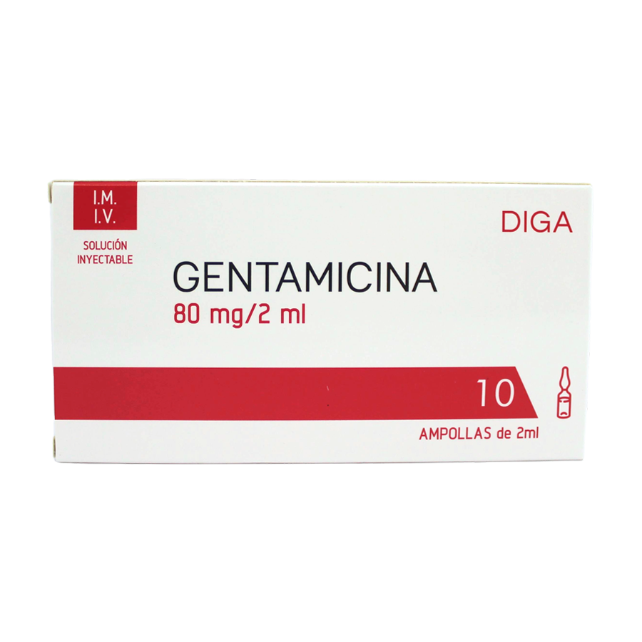 Gentamicina 80mg / 2ml