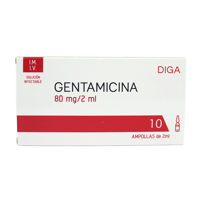 Gentamicina 80mg / 2ml