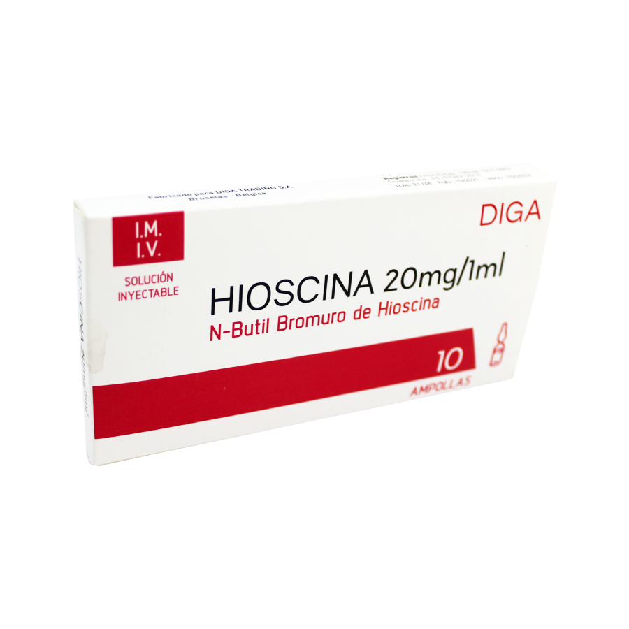 Hioscina 20mg / 1ml