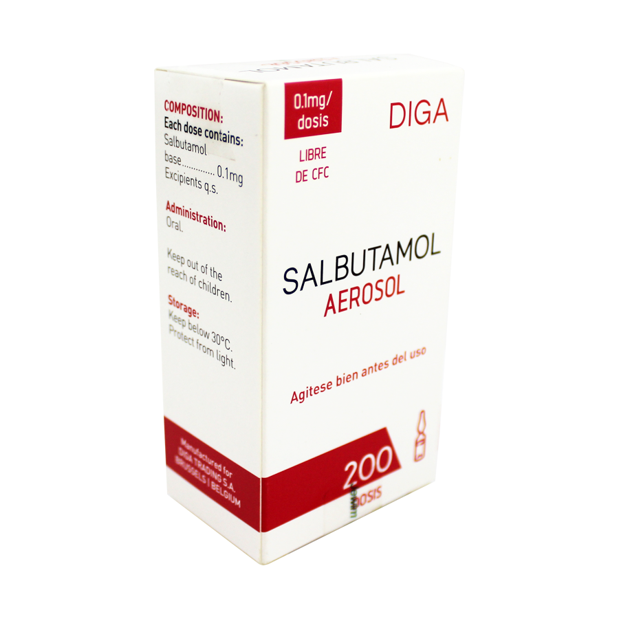 Salbutamol 100 µg/dosis